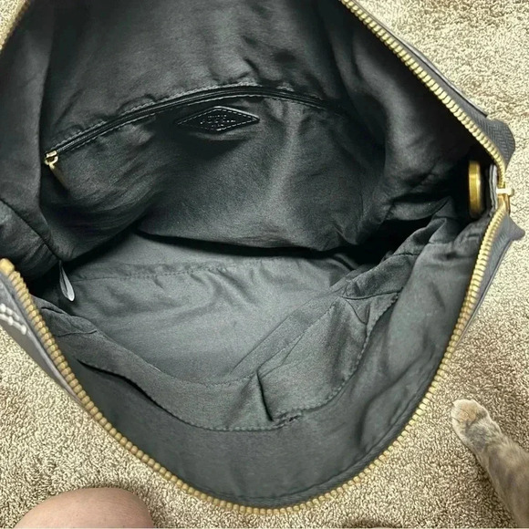 Fossil Parker Convertible Backpack.‎ Black. Faux leather. main image 8